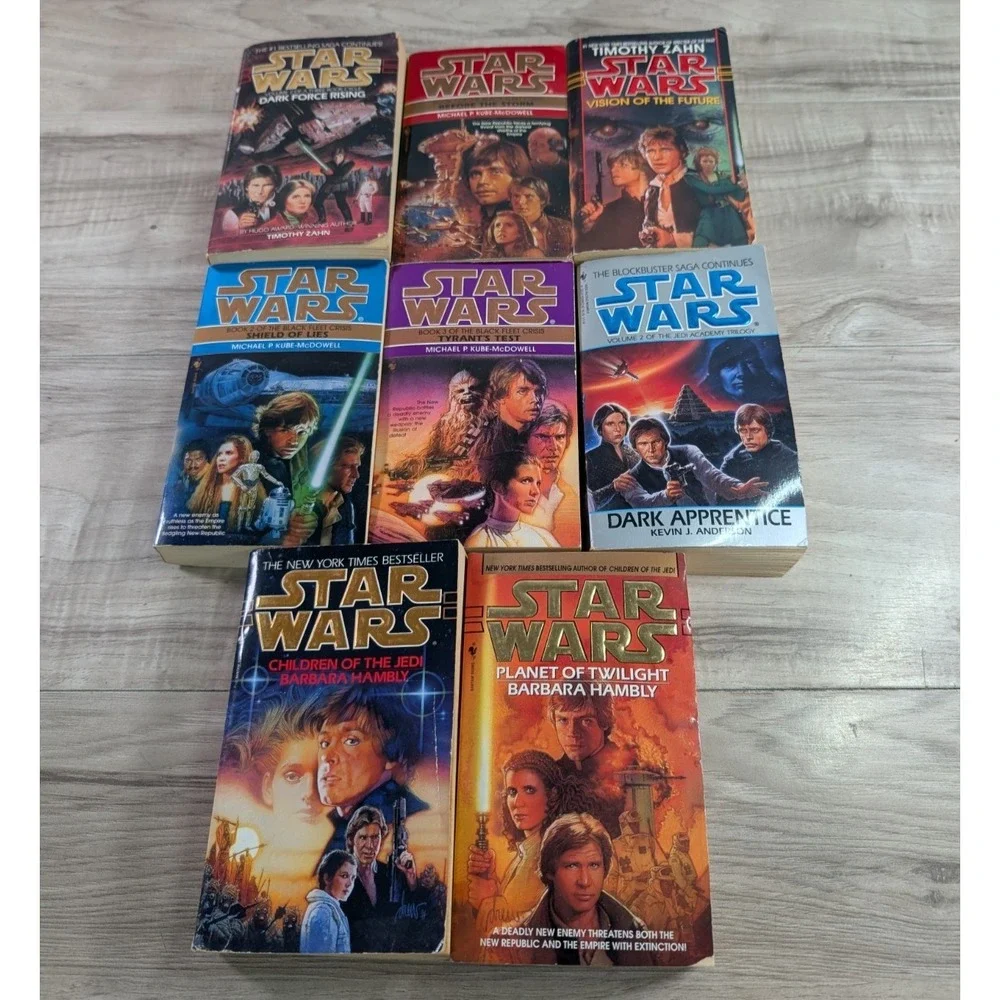 Star Wars Thrawn Trilogy Complete Black Fleet Crisis 1-3 Paperback + 5 BOOKS